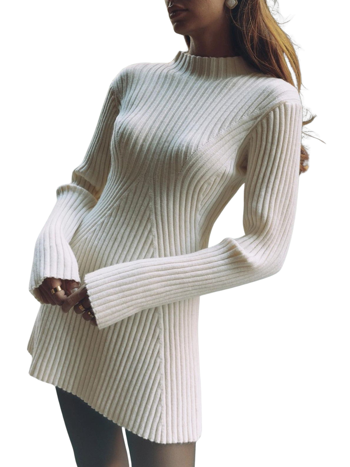 Riva | Ribbed Autumn Dress