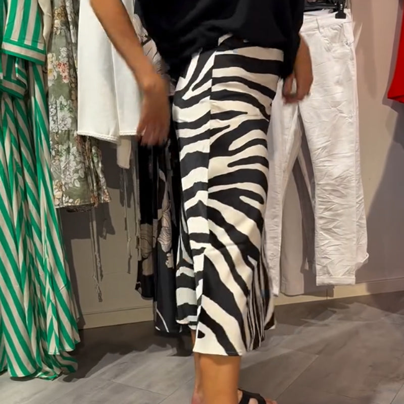 ⏳Limited Time Offer: Women's Knot Front Blouse & Midi Skirt Casual Set⏰